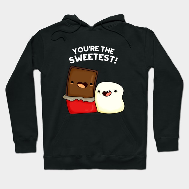 You're The Sweetest Funny Candy Pun Hoodie by punnybone